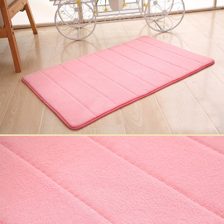 Honana WX-336 New Thickened Coral Velvet Memory Foam Slow Rug Bathroom Mat Soft Non-slip Plush Floor Carpet