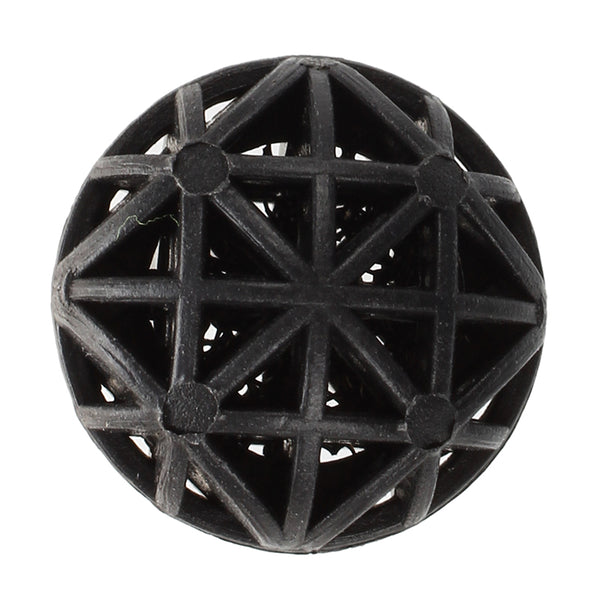 50 Pcs 18mm Diameter Black Bio Balls for Aquarium Pond Filter Y4N8