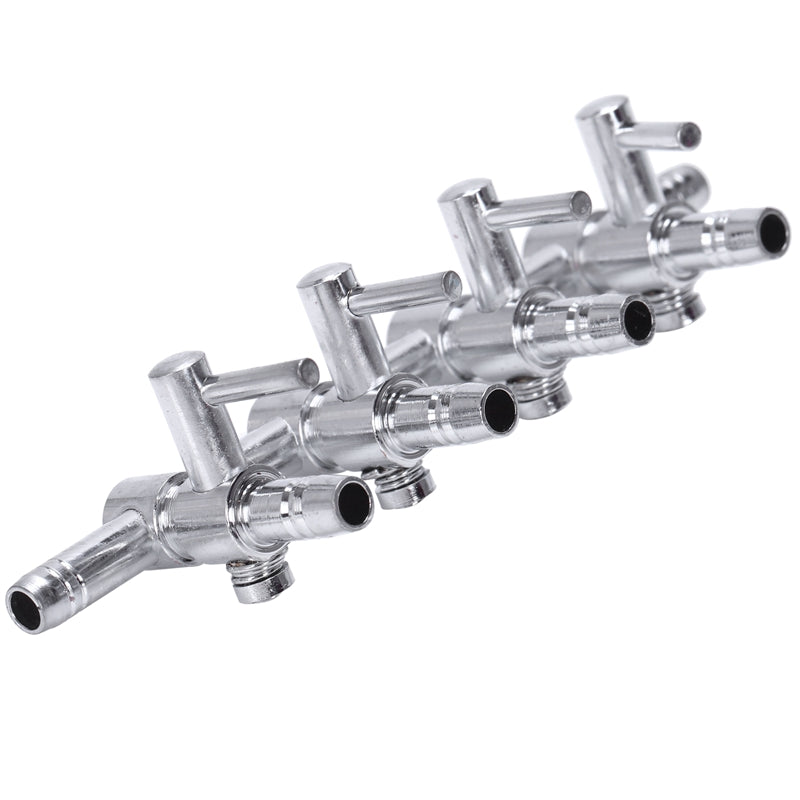 Aquarium Inline Air Flow Pump Splitter Control Valve 4 Way V2B3