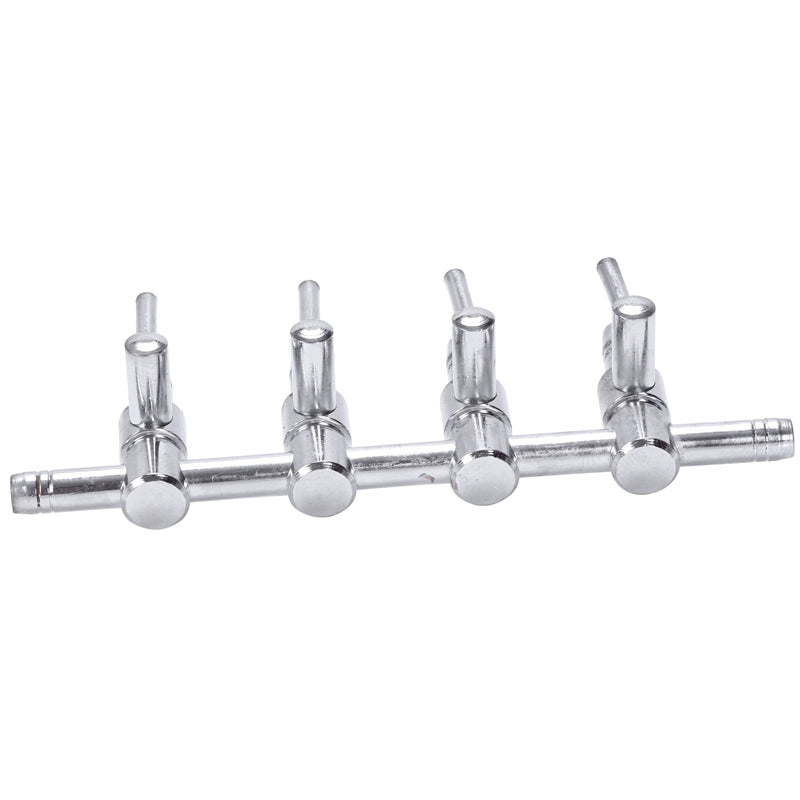 Aquarium Inline Air Flow Pump Splitter Control Valve 4 Way V2B3