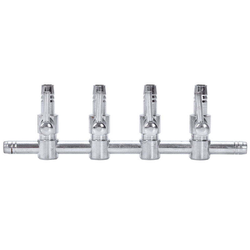 Aquarium Inline Air Flow Pump Splitter Control Valve 4 Way V2B3