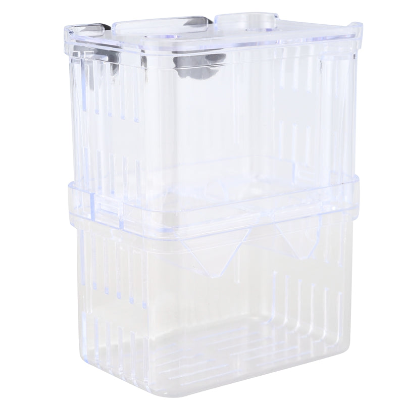 Clear Plastic Aquarium Fish Breeding Box Incubator Isolation D3K2