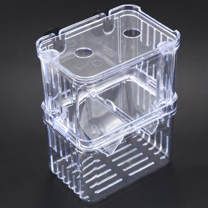 Clear Plastic Aquarium Fish Breeding Box Incubator Isolation D3K2