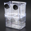 Clear Plastic Aquarium Fish Breeding Box Incubator Isolation D3K2
