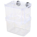 Clear Plastic Aquarium Fish Breeding Box Incubator Isolation D3K2