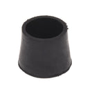 40 Pcs Black Rubber Chair Table Feet Pipe Tube Tubing End Caps 14mm T6D8