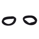 48PCS Black Elastic Rubber Hair Bands Ponytail Holders for Ladies Q8T3
