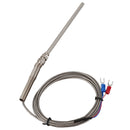 10cm Probe 1.95M Metal Shield Cable Thermocouple Sensor PT100