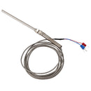 10cm Probe 1.95M Metal Shield Cable Thermocouple Sensor PT100
