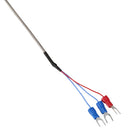 10cm Probe 1.95M Metal Shield Cable Thermocouple Sensor PT100