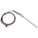 10cm Probe 1.95M Metal Shield Cable Thermocouple Sensor PT100