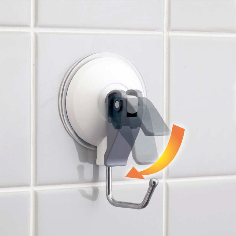 Bathroom 3kg Payload Reusable Durable Waterproof Powerful Vacuum Suction Cup Robe Towel Hook