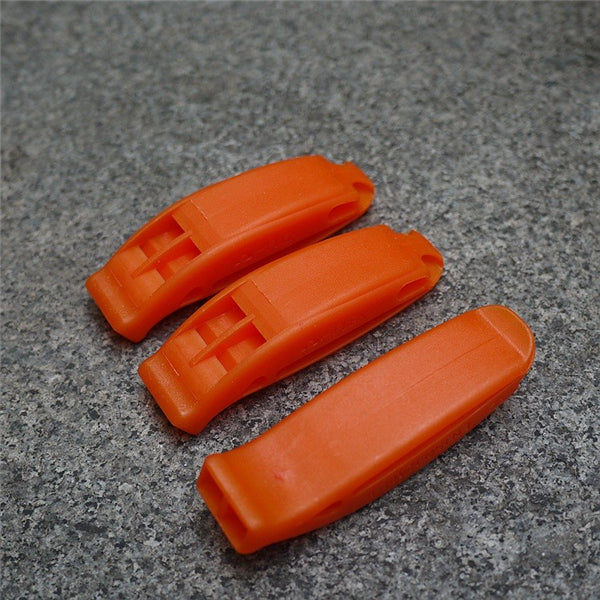 2Pcs Dual-band Survival Whistle Lifesaving Emergency Whistle Treble-frequency Earthquake Relief