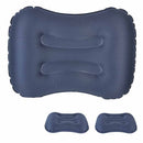 IPRee Outdoor Travel Air Inflatable Pillow Sleep Headrest Neck Massage Folding Cushion