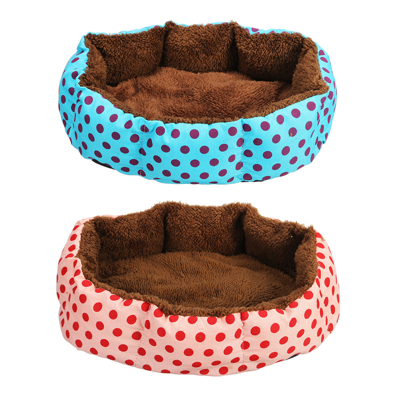 Cat Dog Pet Bed Soft Nest Puppy Cushion Warm Kennel House Mat Washable Blanket