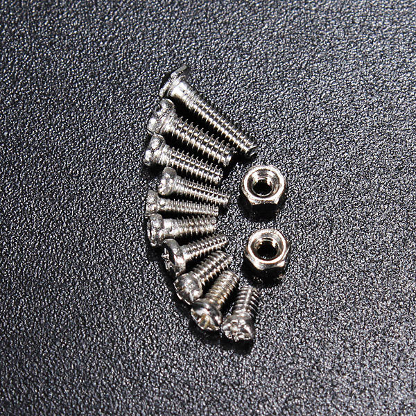 2 Set 12 Kinds of 1200Pcs Small Stainless Steel Screw Electronics Assortment Kit