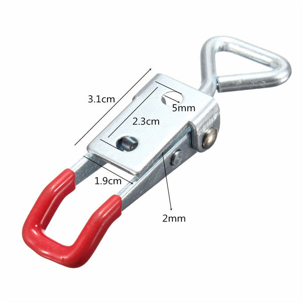5Pcs Adjustable Toggle Clamp 100KG/220lbs Quick Holding Capacity Latch Hand Tool