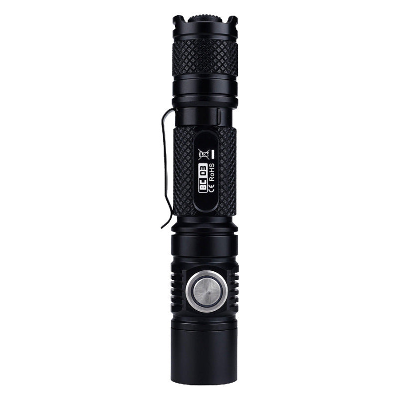 BORUIT BC03 XPL2 1180LM USB Rechargeable LED Tactical Flashlight IPX8 Waterproof Work Lamp