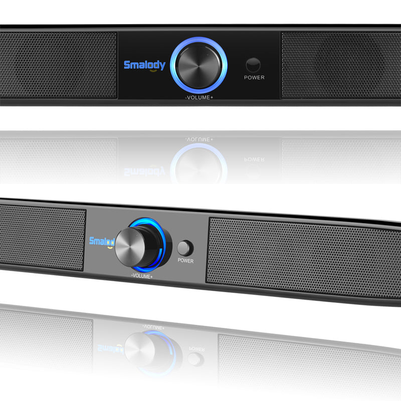 Smalody HiFi Subwoofer Soundbar Multimedia Speaker for Computer Laptop Notebook