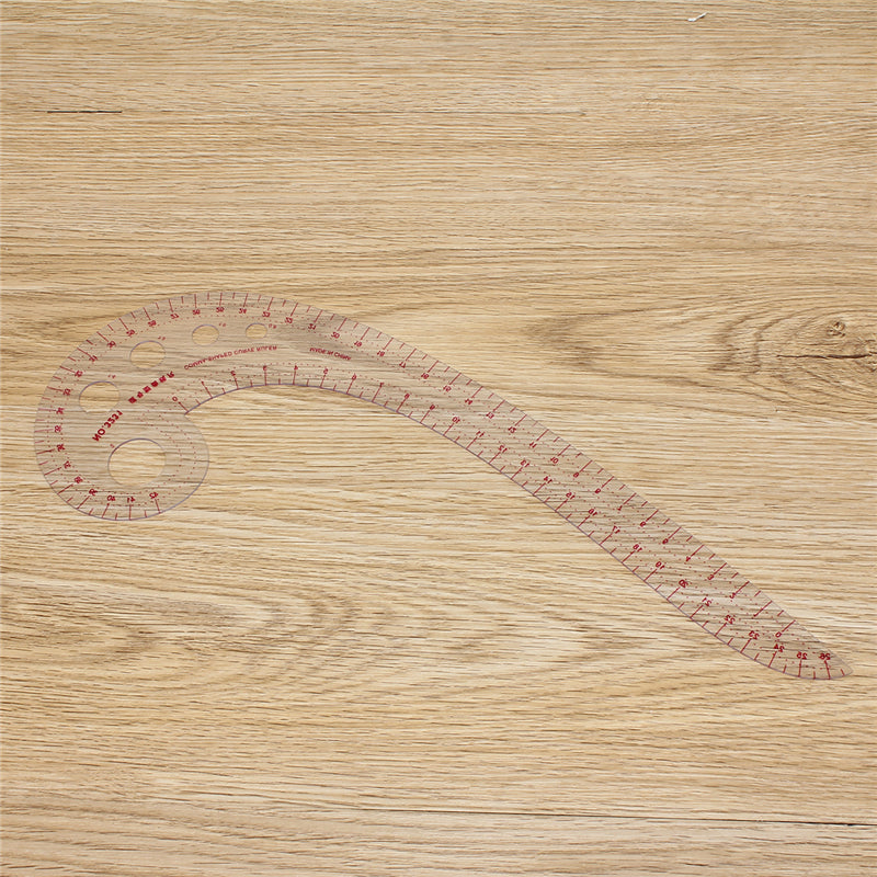 42cm Plastic Curve Metric Sewing Ruler Dressmaking Ruler Tailor Drawing Curve Ruler Measure Tool