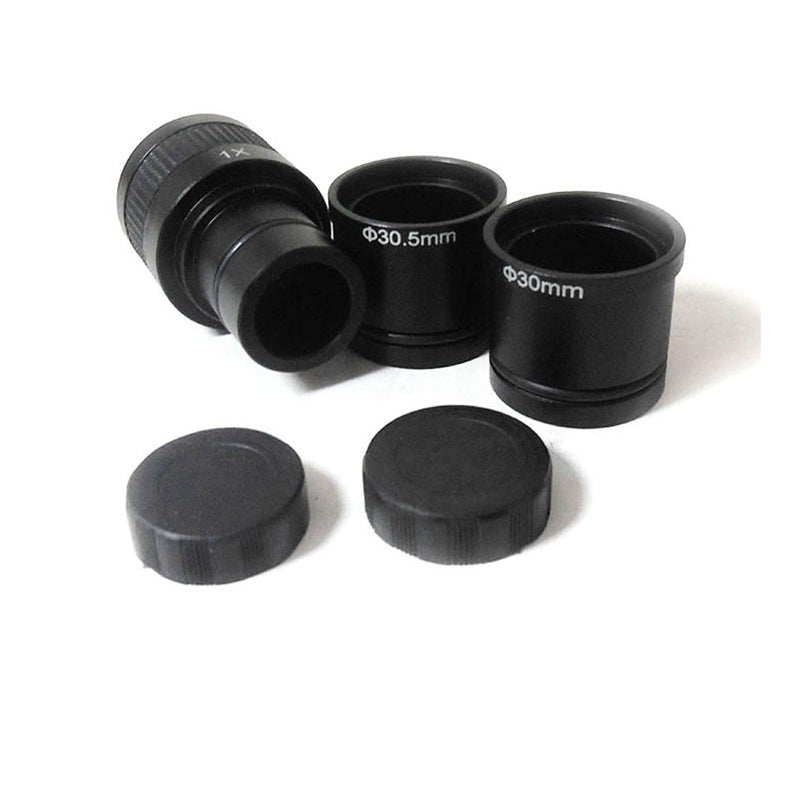 1X C Mount Metal Digital Microscope Adapter Port Relay Lens for CCD CMOS Camera Video