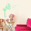 Honana DX-147 57x70cm Fluorescent Glow Angel Blew The Stars Wall Sticker