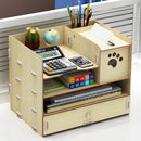 32.5x22.5x26cm Pencil Pen Holder Storage Box Rack Desk Stationery Density Plate Desktop Organizer
