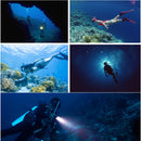 BORUiT M52 XHP50 2500LM Brightness Diving LED Flashlight Underwater 80m