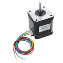 HANPOSE 17HS8401-D Double Shaft 48mm Nema 17 Stepper Motor 42 Motor 42BYGH 1.8A 52N.cm 4-lead for CNC Laser 3D Printer