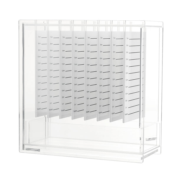 8 Layers Makeup Display Container Eyelashes Storage Box Acrylic Pallet Lash Holder