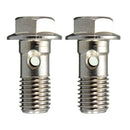 10mm M10x1.25 Chrome Banjo Bolt Brake Caliper Master Cylinder Fitting