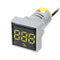 Mini Crystal Film Square LED Digital Thermometer Signal Light AC 50-380V 220V Temperature Meter Indicator Range -20-200 with 1m Sensor