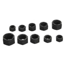 10pcs 9-19mm Broken Bolt Removal Kit Damaged Nut Bolt Remover Stud Extractor Set