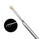 Y.F.M 13.6cm Stainless Steel Silver Three Links Clear Earwax Ear Spoon Tool