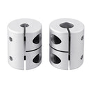5mm to 8mm Aluminum Shaft Coupler Rigid Clamping Coupler for Creality/ Ender 3 3D Printer