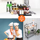 Wrought Iron 3-Tiers Storage Rack Adjusted Desktop Debris Ornaments Organizer Storage Shelf Home Wall Decoration