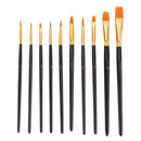 50 Pcs/set Painting Brushes Nylon Hair Brush for Acrylic Oil Watercolor Painting Artist Professional Painting Kits
