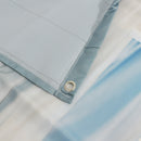 4PCS Bathroom Window Shower Curtain Set Beach Print Patent Prints Polyester