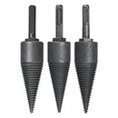 D32MM Splitter Drill Bit L150mm Log Screw Cone Steel Kindling Firewood Drill For Hand Drill