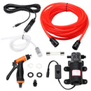 Water Pump Kit 80W High Pressure Wash Marine Deck Car Campervan Sprayer 12/24V