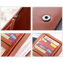 New Fashion Buckle Women's Long Wallet Women's Clutch Phone Wallet Bag
