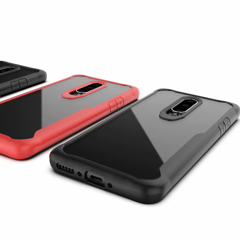 For OnePlus 7 Pro Case Bakeey Armor Shockproof Acrylic Transparent Soft TPU Bumper Edge Protective Case