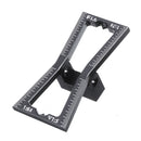 Aluminum Alloy Dovetail Marker Jig Woodworking 1:5 1:6 1:7 1:8 Slopes Dovetail Marking Template Wood Joints Guide