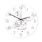 Loskii CC057 Creative Wall Clock Mute Wall Clock Quartz Wall Clock For Home Office Decorations