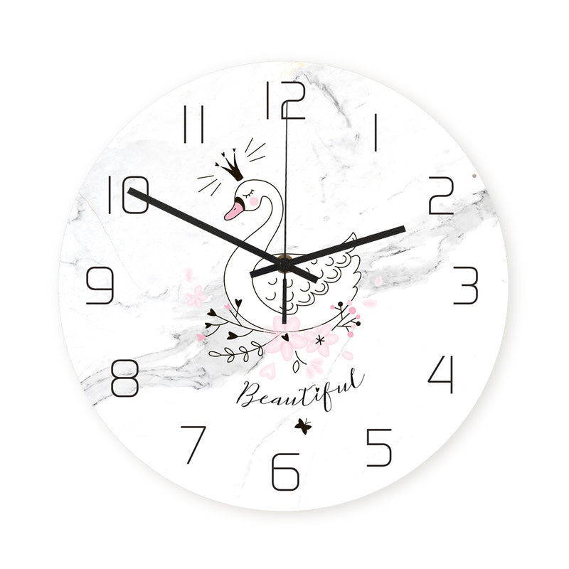 Loskii CC057 Creative Wall Clock Mute Wall Clock Quartz Wall Clock For Home Office Decorations