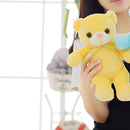 32cm Small LED Light Toys Plush Flashing Bear Toy Luminous Pillow Stuffed Soft Animal Doll