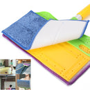 Hand Free Washing Double-Side Flat Mop Microfibre Cleaner Floor Cleaning Tools