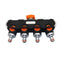 Universal 4 Way Hose Faucet Manifold Water Segregator for 3/4" 1/2" Garden Tap Splitter Water Pipe Divider Hose Quick Connector Nozzle Shut Off Control