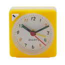 Mini Travel Alarm Clock Analogue Quartz LED Light With Snooze