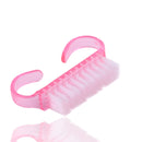 1 Pcs Plastic Nail Dust Clean Cleaning Brush Pedicure Round Head Cleaning Brush Nail Accesories Tool